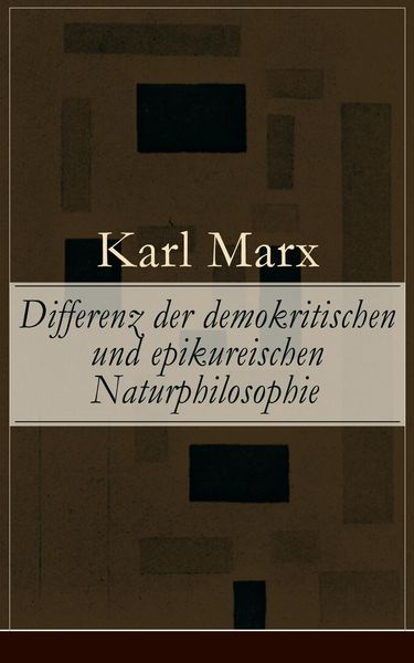 Produktbild: Differenz der demokritischen und epikureischen Naturphilosophie