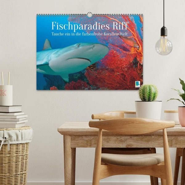 Produktbild: Fischparadies Riff (Wandkalender 2026 DIN A3 quer), CALVENDO Monatskalender