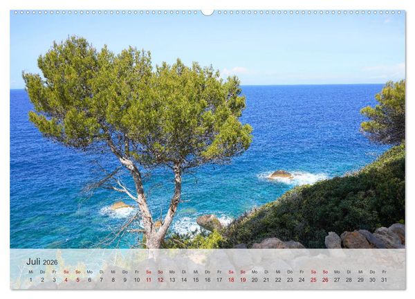 Produktbild: Cala Deia - Mallorcas Traumbucht (hochwertiger Premium Wandkalender 2026 DIN A2 quer), Kunstdruck in Hochglanz