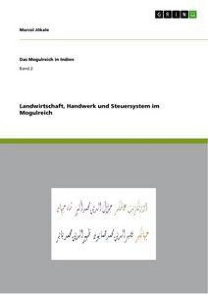 Produktbild: Landwirtschaft, Handwerk und Steuersystem im Mogulreich