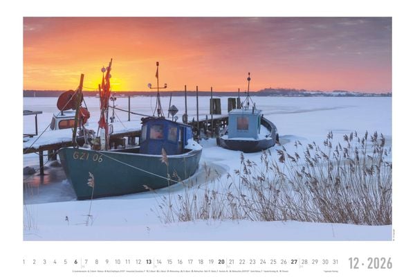 Produktbild: Seeblick 2026 - Bildkalender quer 49,5x33 cm - Sea View - die schönsten Strandbilder - Landschaftskalender - Wandkalender - Wandplaner