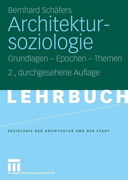 Produktbild: Architektursoziologie