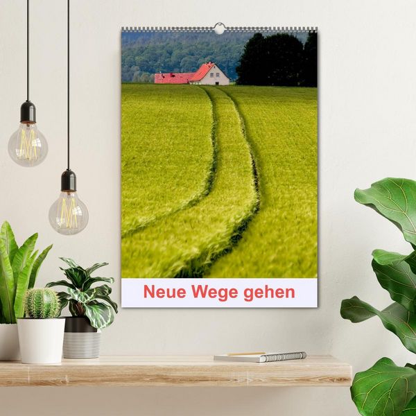 Produktbild: Neue Wege gehen (Wandkalender 2026 DIN A2 hoch), CALVENDO Monatskalender