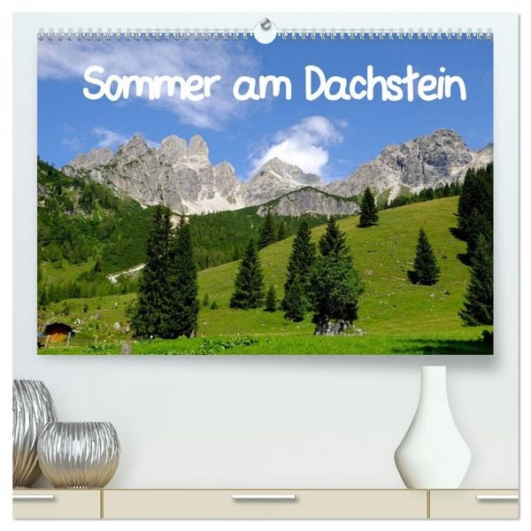 Produktbild: Sommer am Dachstein (hochwertiger Premium Wandkalender 2026 DIN A2 quer), Kunstdruck in Hochglanz