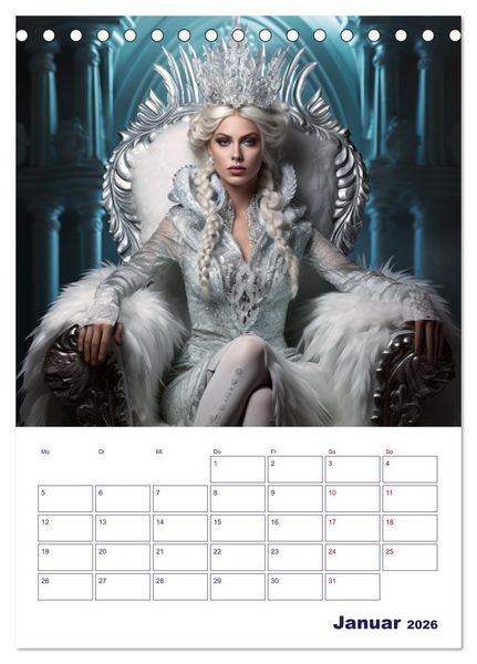 Produktbild: Die lebhafte Jahreszeiten! (Tischkalender 2026 DIN A5 hoch), CALVENDO Monatskalender