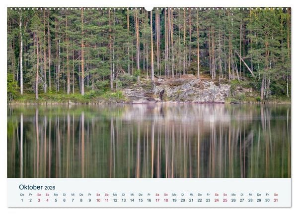Produktbild: Finnland, Rund um Mikkeli (Wandkalender 2026 DIN A2 quer), CALVENDO Monatskalender