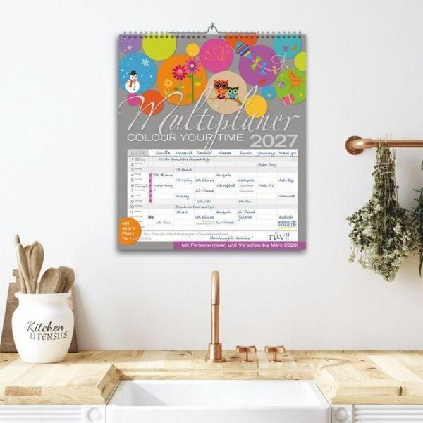 Produktbild: Multiplaner - Colour your time 2027