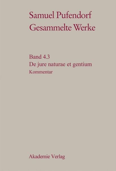 Produktbild: De jure naturae et gentium