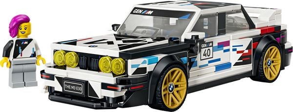 Produktbild: LEGO Speed Champions 77263 BMW M3 (E30), Bauset, BMW-Spielzeugauto mit 1 Minifigur