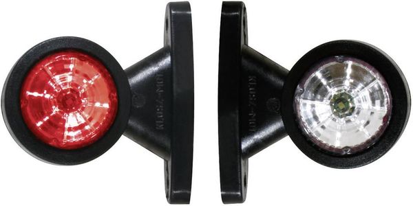 Fristom Umriss-Markierungsleuchte Markierungsleuchte rechts, links 12 V, 24V Rot, Weiß
