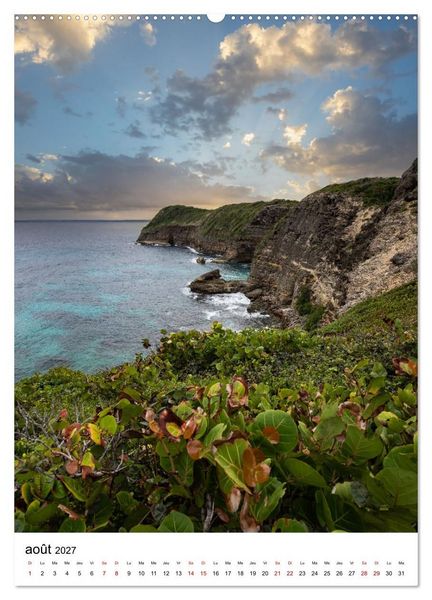 Produktbild: Guadeloupe - Un r&ecirc;ve carib&eacute;en (Calendrier mural 2027 DIN A2 horizontal), CALVENDO calendrier mensuel