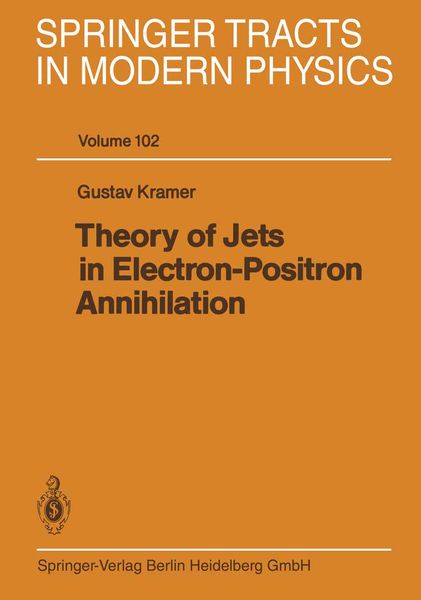 Produktbild: Theory of Jets in Electron-Positron Annihilation