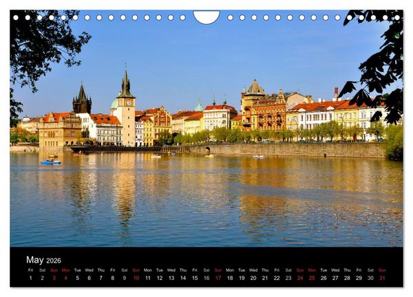 Produktbild: Prague in my heart (Wall Calendar 2026 DIN A4 landscape), CALVENDO 12 Month Wall Calendar