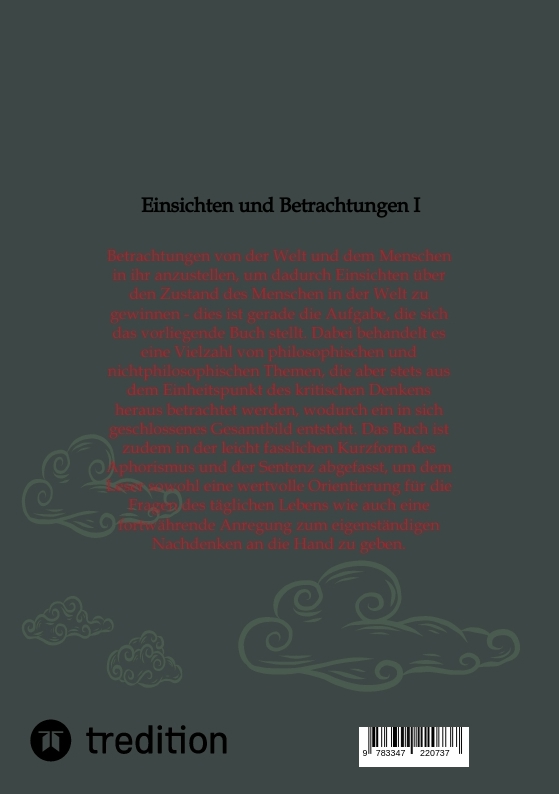 Produktbild: Einsichten und Betrachtungen I