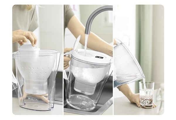 Produktbild: Brita Marella XL 12527 Wassersparfilter-Set 3.5l Wei&szlig;