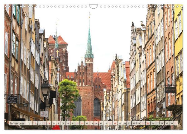 Produktbild: Danzig - Eine Perle Polens (Wandkalender 2026 DIN A3 quer), CALVENDO Monatskalender