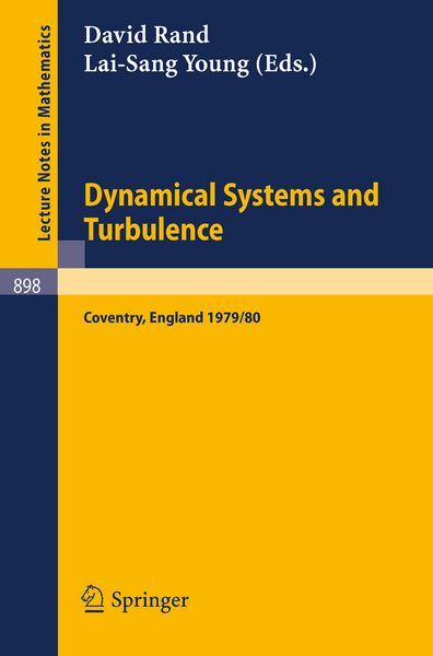 Produktbild: Dynamical Systems and Turbulence, Warwick 1980