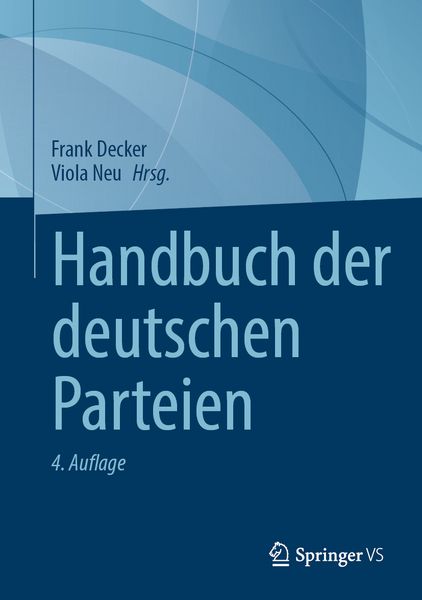 Produktbild: Handbuch der deutschen Parteien