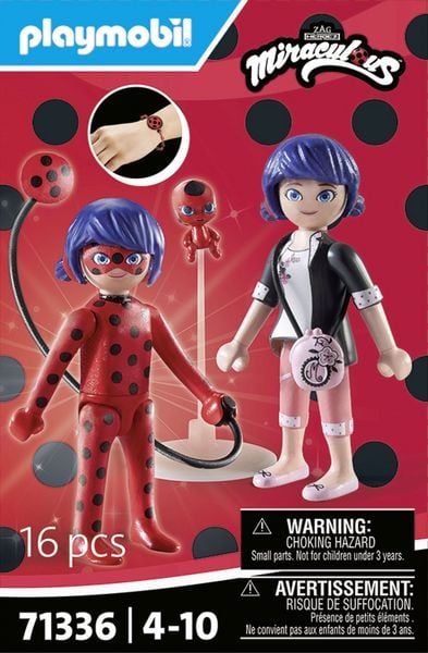 Produktbild: PLAYMOBIL&reg; 71336 Miraculous: Marinette & Ladybug