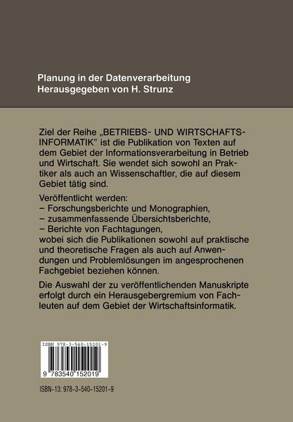 Produktbild: Planung in der Datenverarbeitung