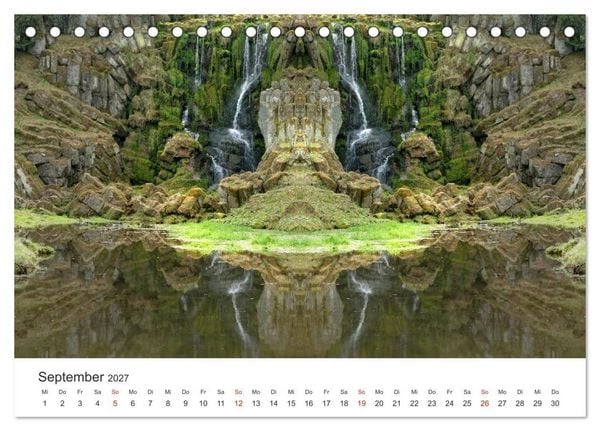 Produktbild: Spiegelwelten - Natur anders sehen (Tischkalender 2027 DIN A5 quer), CALVENDO Monatskalender
