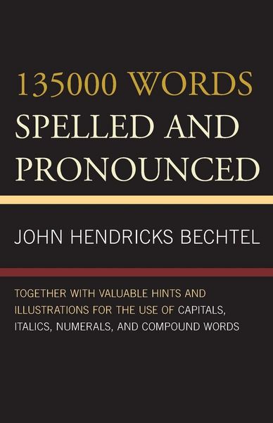 Produktbild: 135000 Words Spelled and Pronounced