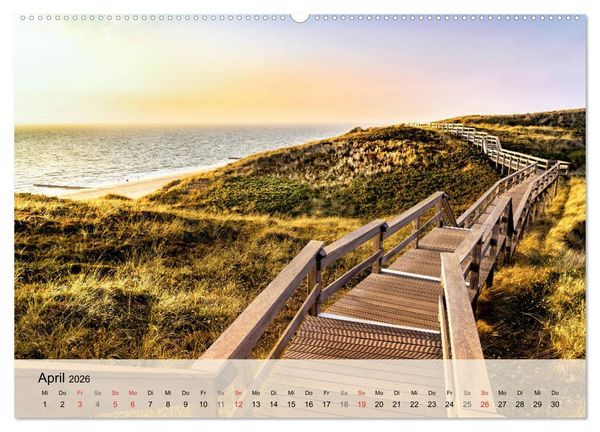 Produktbild: Nordsee - Traum (hochwertiger Premium Wandkalender 2026 DIN A2 quer), Kunstdruck in Hochglanz