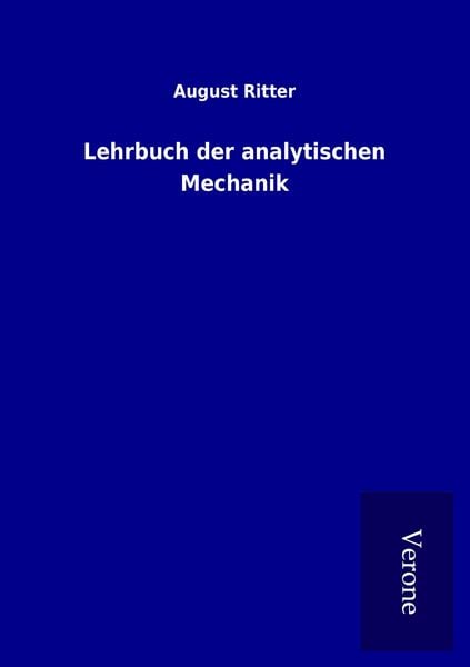 Produktbild: Lehrbuch der analytischen Mechanik