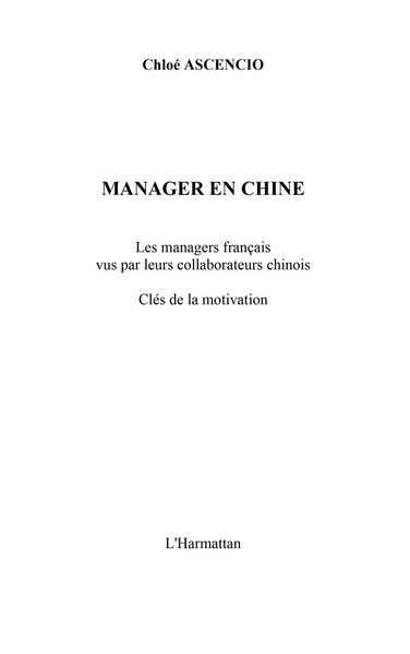 Produktbild: Manager en chine