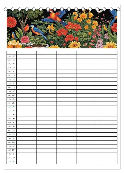 Produktbild: Home Planer (Desk Calendar 2026 DIN A5 portrait), CALVENDO 12 Month DeskCalendar
