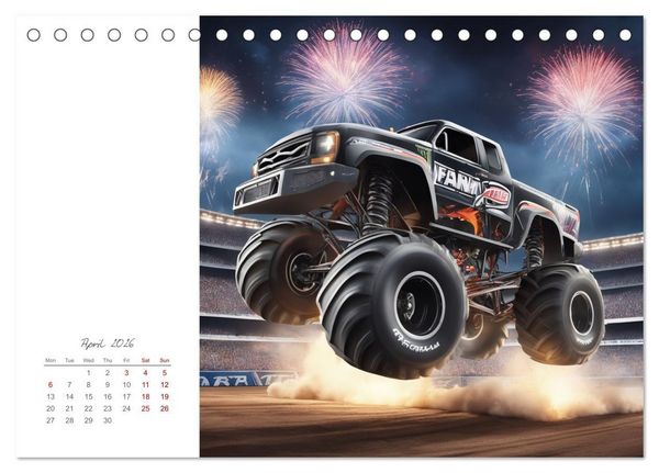 Produktbild: The battle of the titans (Desk Calendar 2026 DIN A5 landscape), CALVENDO 12 Month DeskCalendar