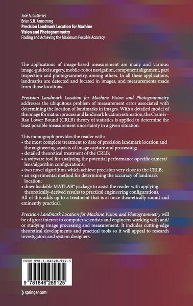 Produktbild: Precision Landmark Location for Machine Vision and Photogrammetry
