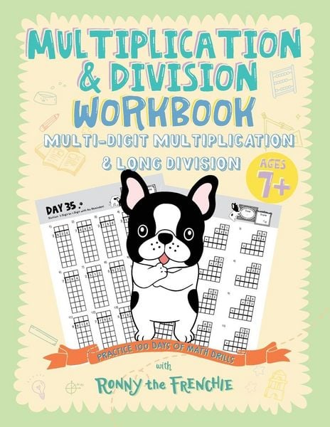Produktbild: Multiplication & Division Workbook - Multi-Digit Multiplication & Long Division