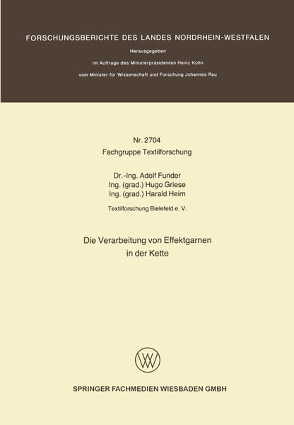 Produktbild: Die Verarbeitung von Effektgarnen in der Kette