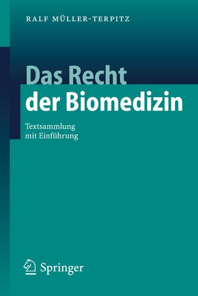 Produktbild: Das Recht der Biomedizin
