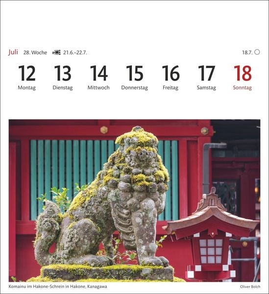 Produktbild: Japan Sehnsuchtskalender 2027 - Wochenkalender mit 53 Postkarten