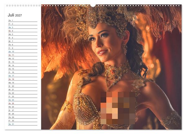 Produktbild: Burlesque Glamour (hochwertiger Premium Wandkalender 2027 DIN A2 quer), Kunstdruck in Hochglanz
