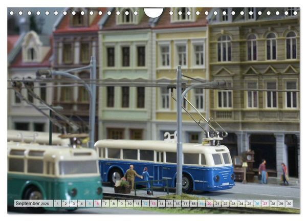 Produktbild: Trolley-Bus H0 (Wandkalender 2026 DIN A4 quer), CALVENDO Monatskalender
