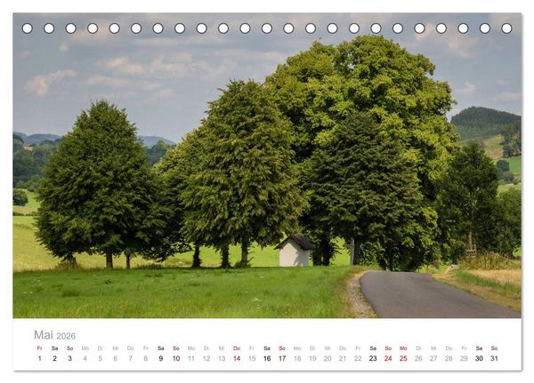 Produktbild: Sch&ouml;nes Sauerland (Tischkalender 2026 DIN A5 quer), CALVENDO Monatskalender