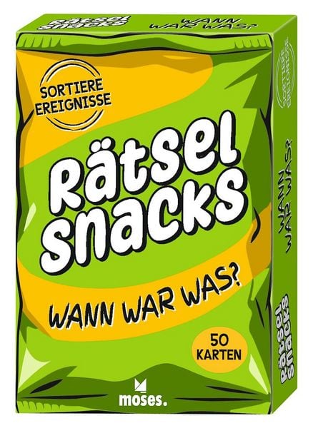 Produktbild: R&auml;tsel Snacks Wann war was?