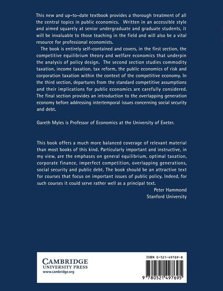 Produktbild: Public Economics