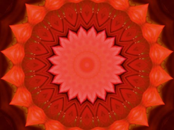 Produktbild: CALVENDO Puzzle Ein Motiv aus dem Kalender Energie - Mandalas in rot | 1000 Teile Lege-Gr&ouml;&szlig;e 64 &times; 48 cm Foto-Puzzle f&uuml;r gl&uuml;ckliche Stunden