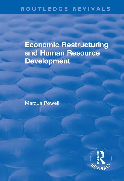 Produktbild: Economic Restructuring and Human Resource Development