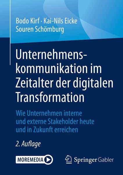 Produktbild: Unternehmenskommunikation im Zeitalter der digitalen Transformation
