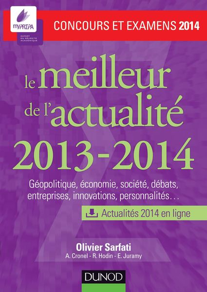 Produktbild: Le meilleur de l'actualit&eacute; 2013-2014 - Concours et examens 2014