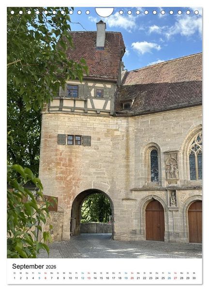 Produktbild: Romantik in Franken (Wandkalender 2026 DIN A4 hoch), CALVENDO Monatskalender