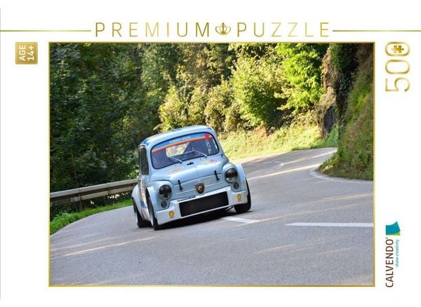 CALVENDO Puzzle Fiat Abarth 1000 TCR - 1967 | 500 Teile Lege-Größe 48 × 36 cm Foto-Puzzle für Erwachsene