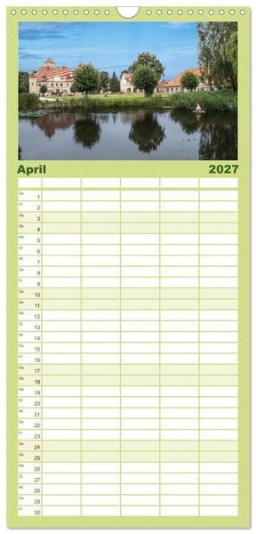Produktbild: Familienplaner 2027 - Das idyllische Usedom mit 5 Spalten (Wandkalender, 21 x 45 cm) CALVENDO