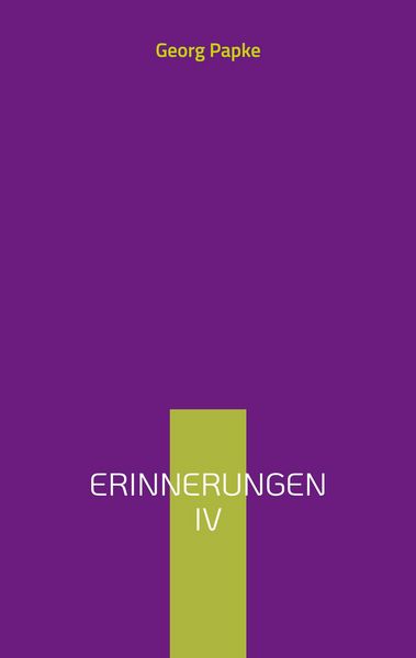 Produktbild: Erinnerungen IV