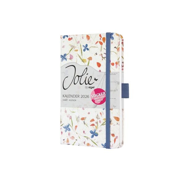 Produktbild: SIGEL J6306 Wochenkalender Jolie 2026, ca. A6, beige, violett